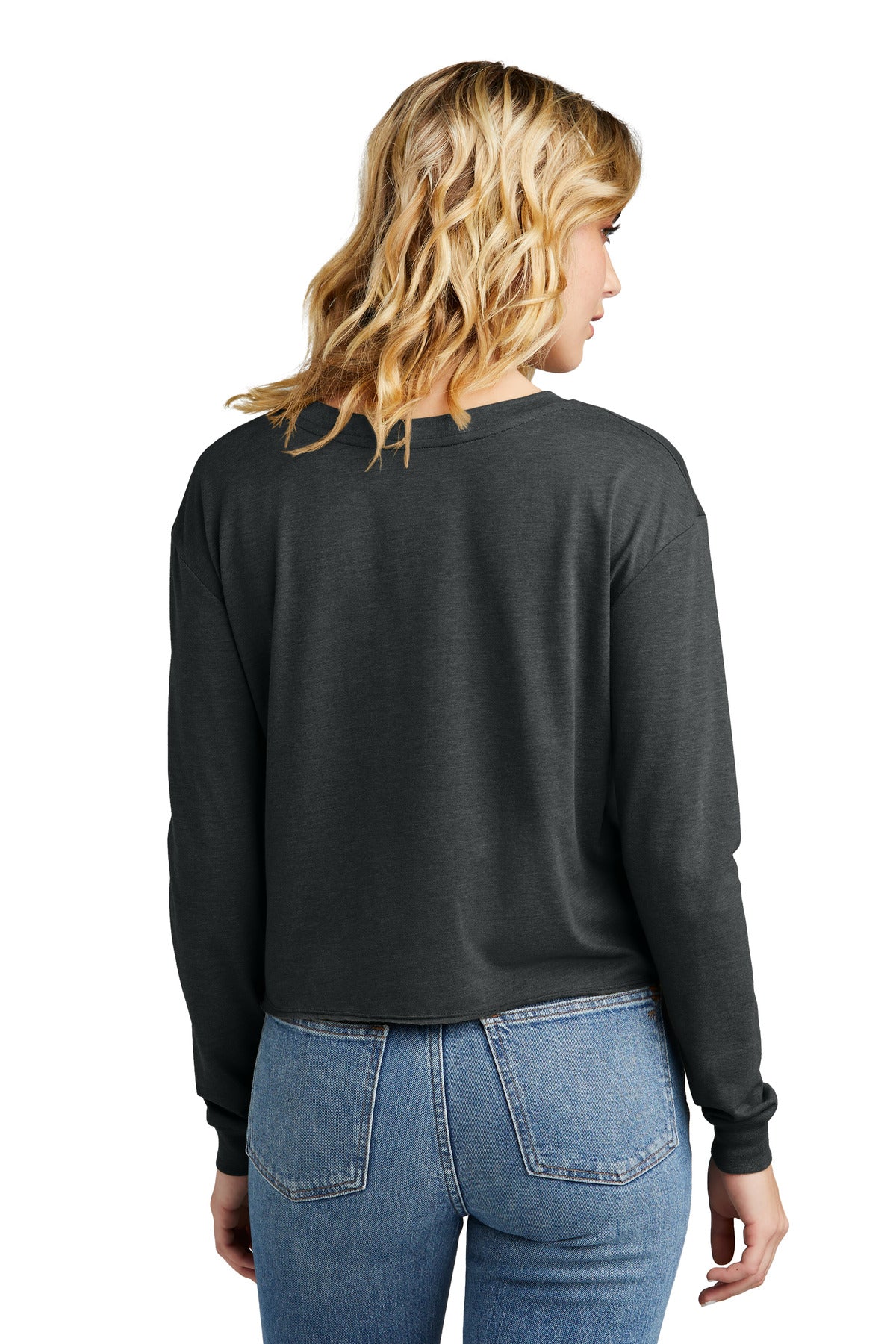 District Women's Perfect Tri Midi Long Sleeve Tee - BEYOUTIFUL - DT141