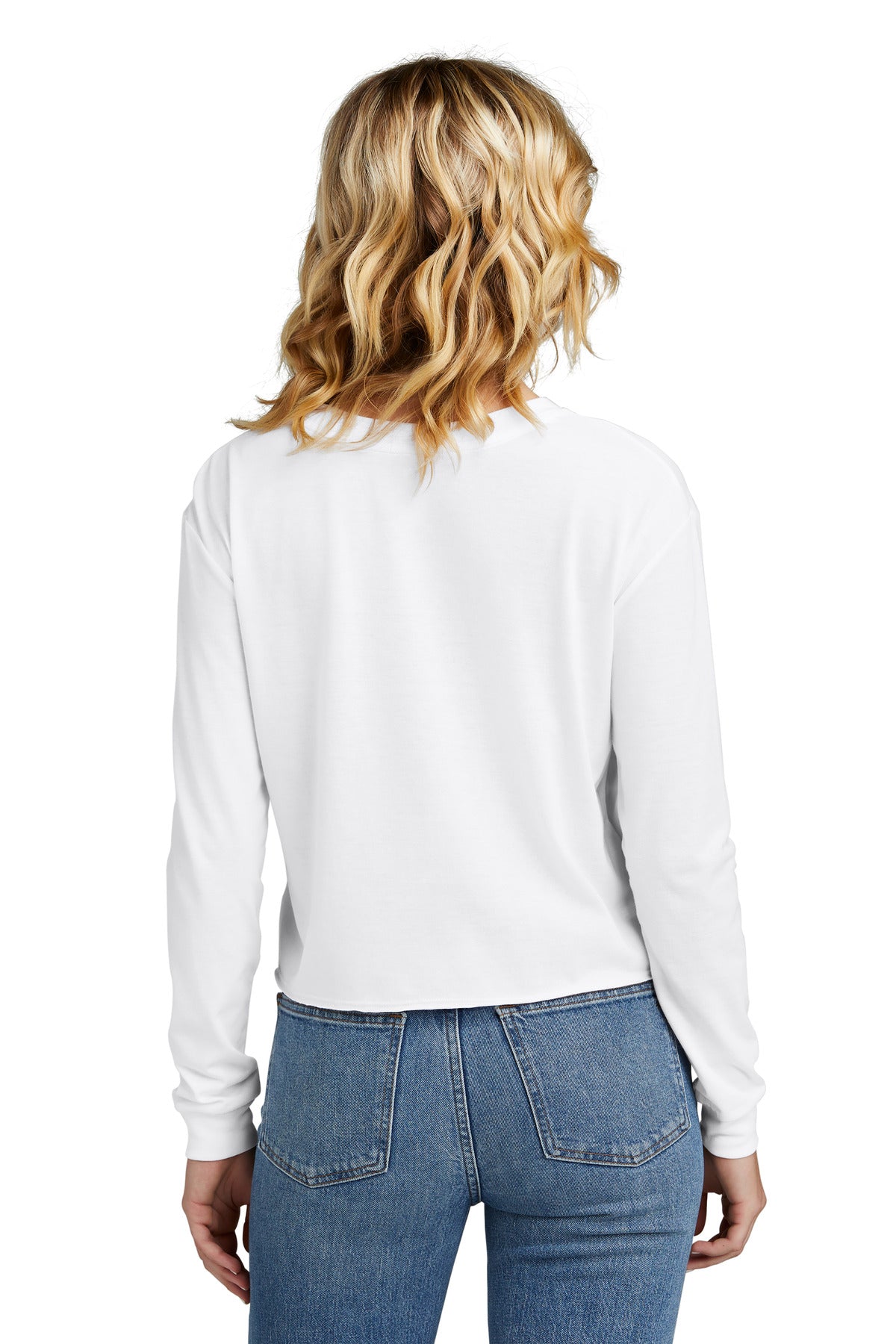 District Women's Perfect Tri Midi Long Sleeve Tee - BEYOUTIFUL - DT141