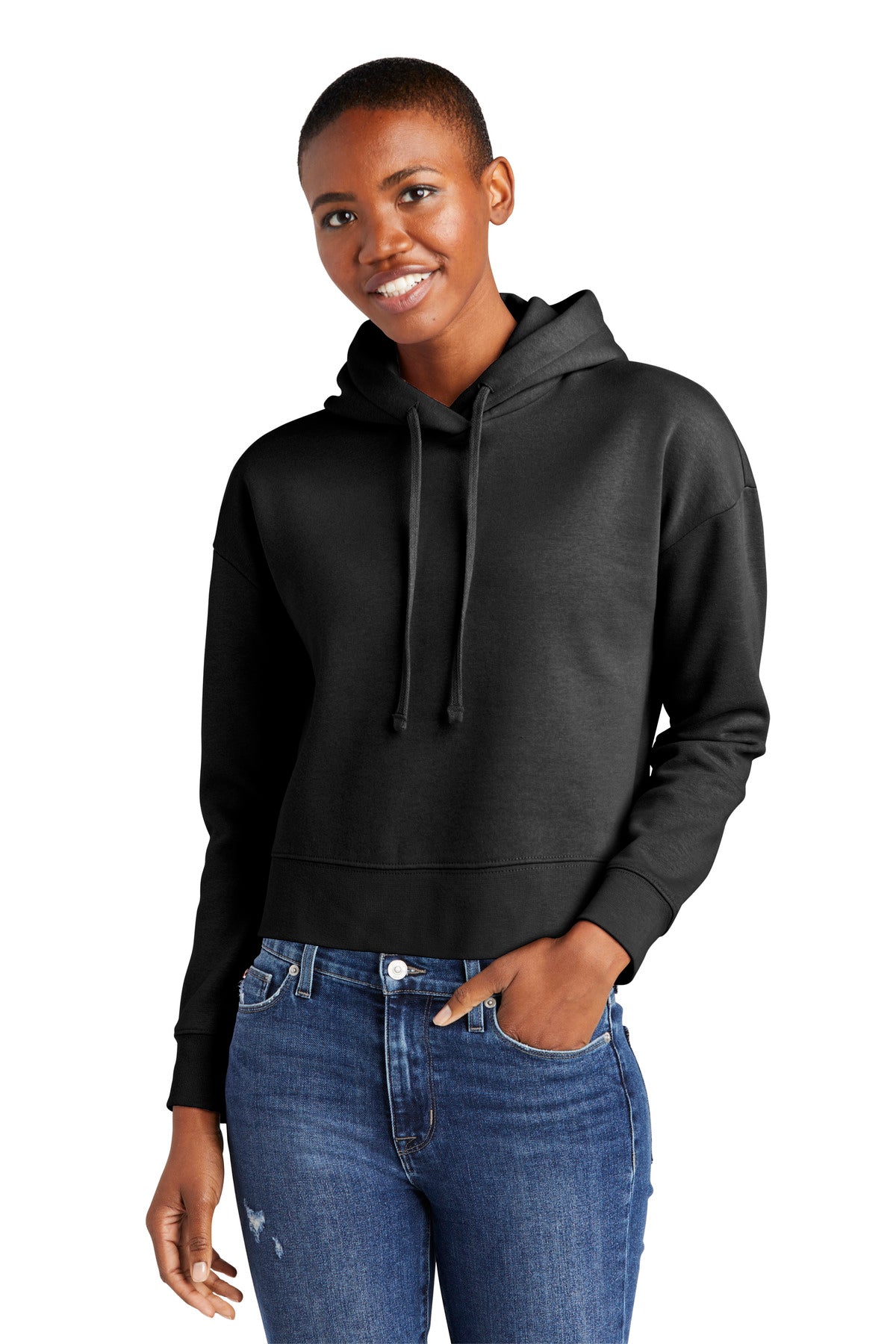 District Women's V.I.T. Fleece Hoodie - BEYOUTIFUL - DT6101