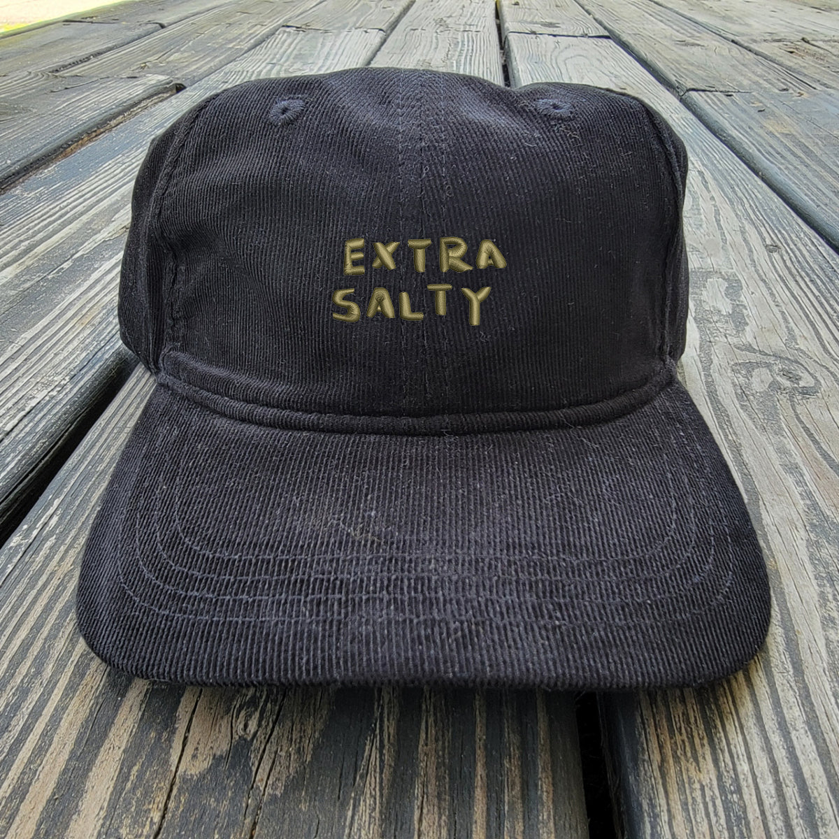 Extra Salty - Light Corduroy Dad Cap - Algae Bloom Green