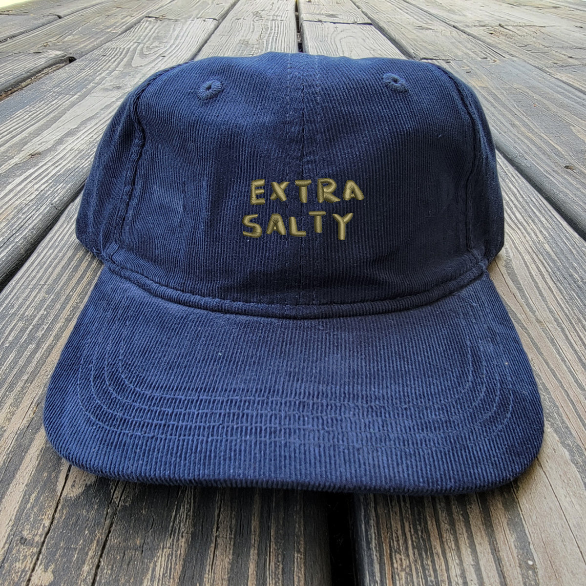 Extra Salty - Light Corduroy Dad Cap - Algae Bloom Green
