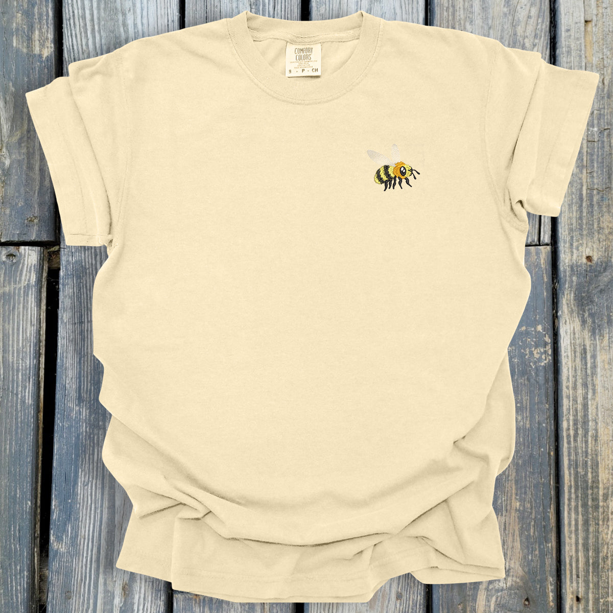FuzzyBuzzyBee - COMFORT COLORS Heavyweight Ring Spun Tee. 1717