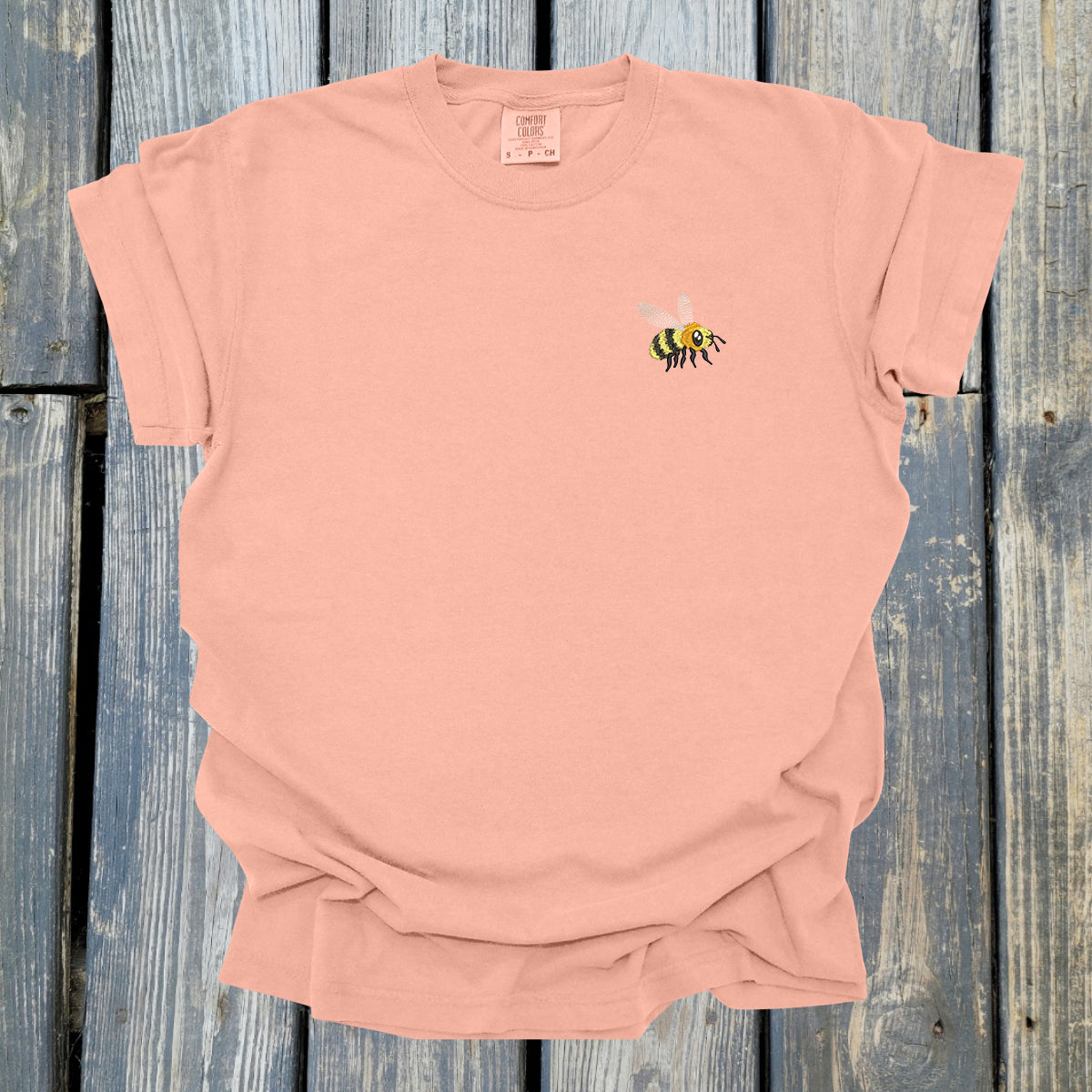 FuzzyBuzzyBee - COMFORT COLORS Heavyweight Ring Spun Tee. 1717