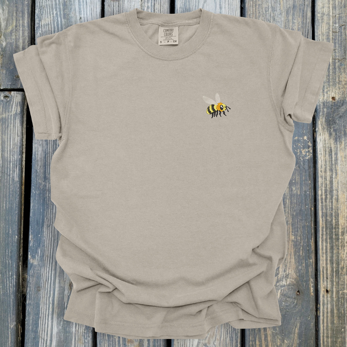 FuzzyBuzzyBee - COMFORT COLORS Heavyweight Ring Spun Tee. 1717