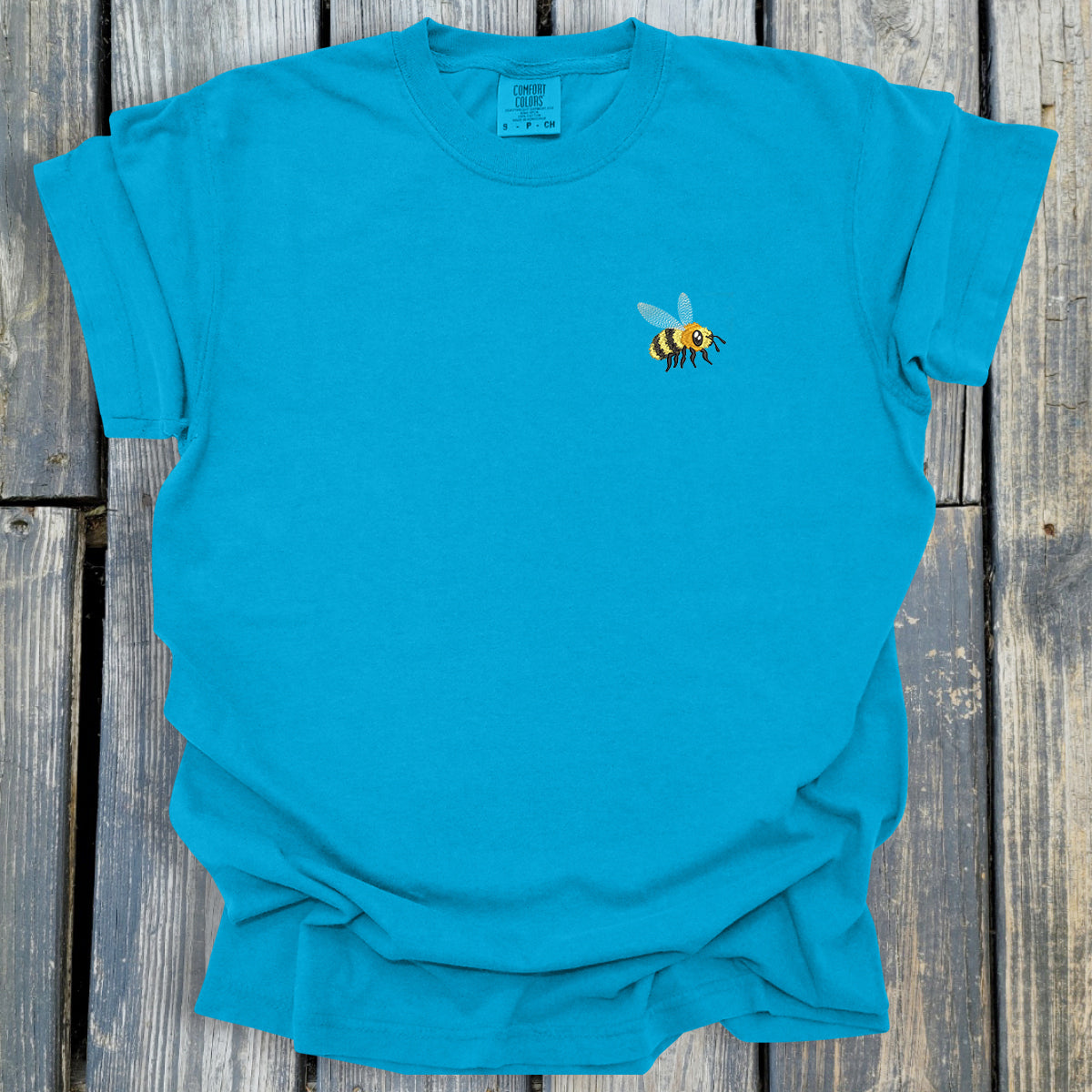 FuzzyBuzzyBee - COMFORT COLORS Heavyweight Ring Spun Tee. 1717