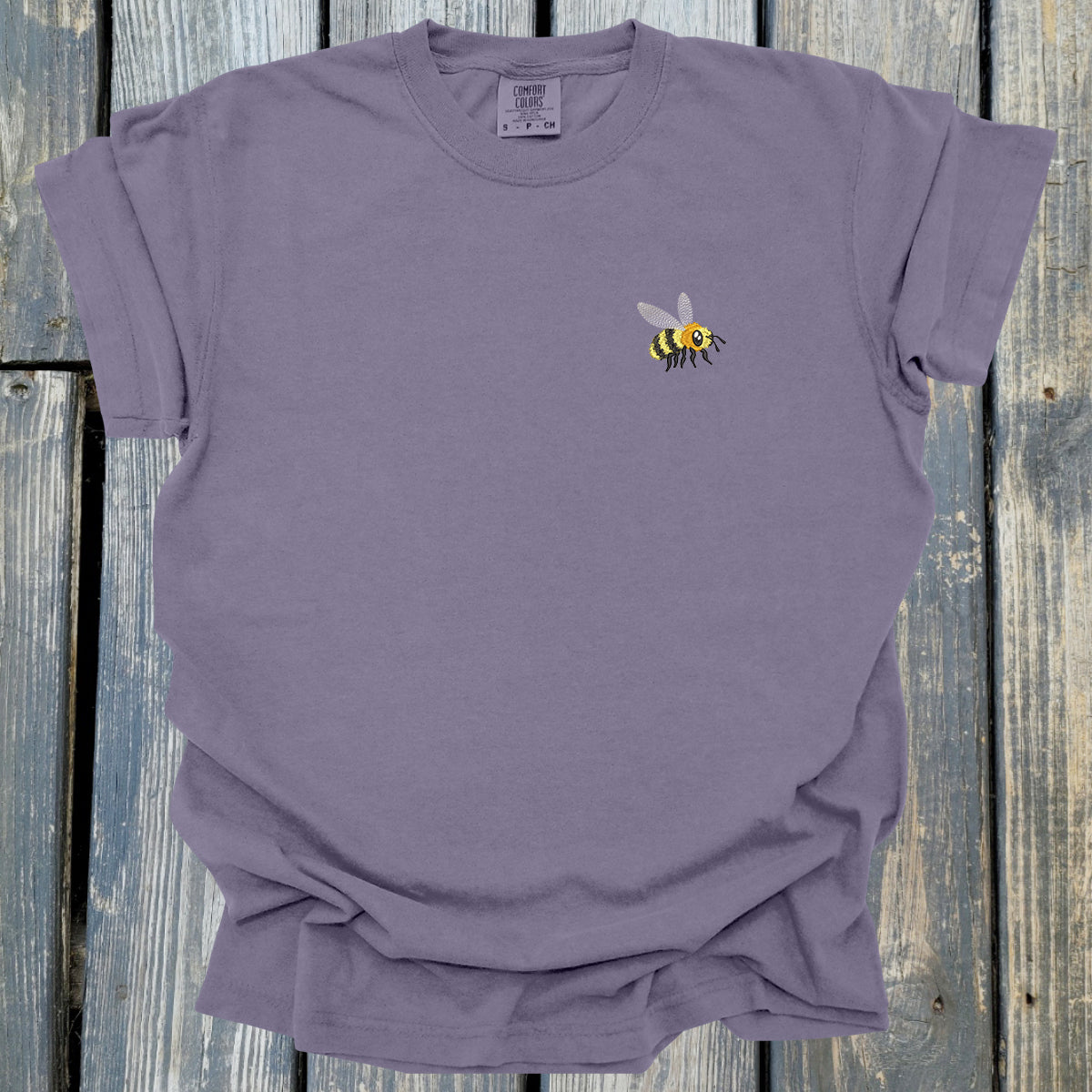 FuzzyBuzzyBee - COMFORT COLORS Heavyweight Ring Spun Tee. 1717