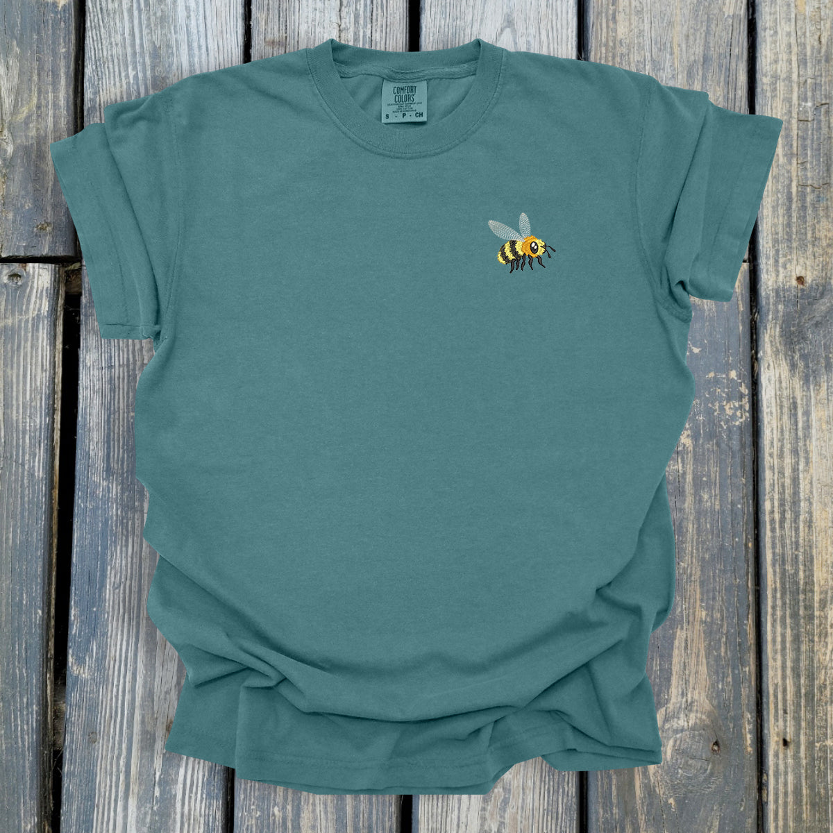 FuzzyBuzzyBee - COMFORT COLORS Heavyweight Ring Spun Tee. 1717