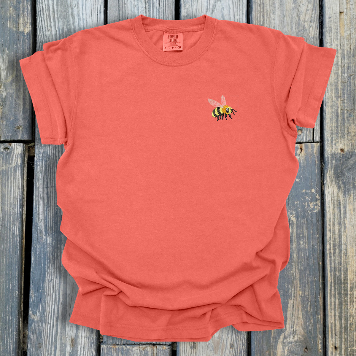 FuzzyBuzzyBee - COMFORT COLORS Heavyweight Ring Spun Tee. 1717