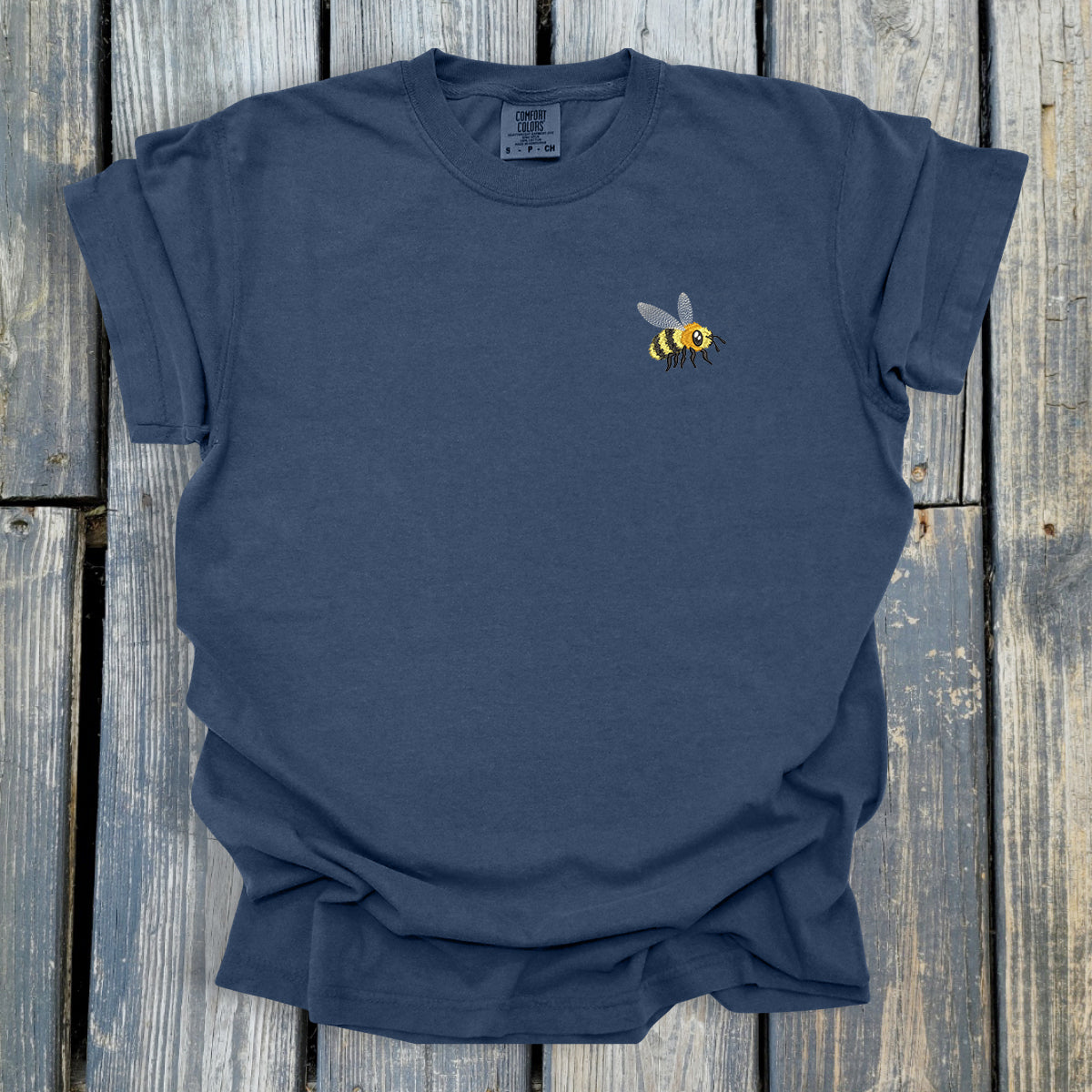 FuzzyBuzzyBee - COMFORT COLORS Heavyweight Ring Spun Tee. 1717