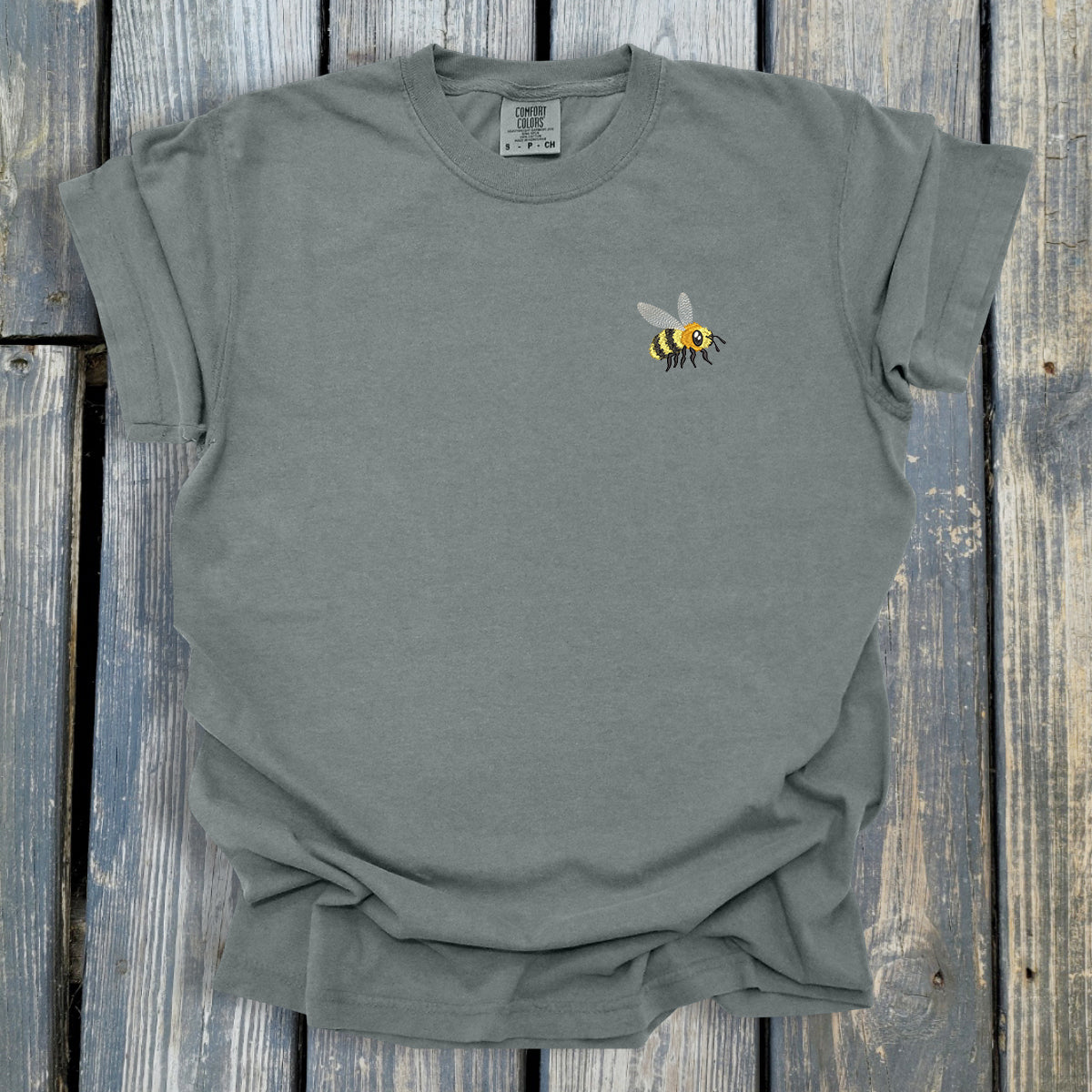 FuzzyBuzzyBee - COMFORT COLORS Heavyweight Ring Spun Tee. 1717