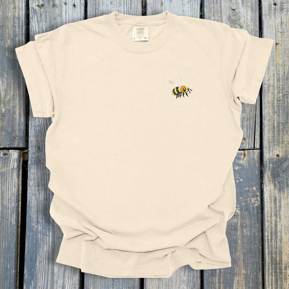 FuzzyBuzzyBee - COMFORT COLORS Heavyweight Ring Spun Tee. 1717