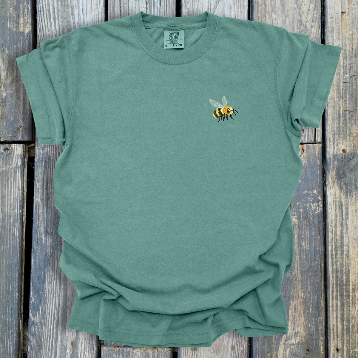 FuzzyBuzzyBee - COMFORT COLORS Heavyweight Ring Spun Tee. 1717