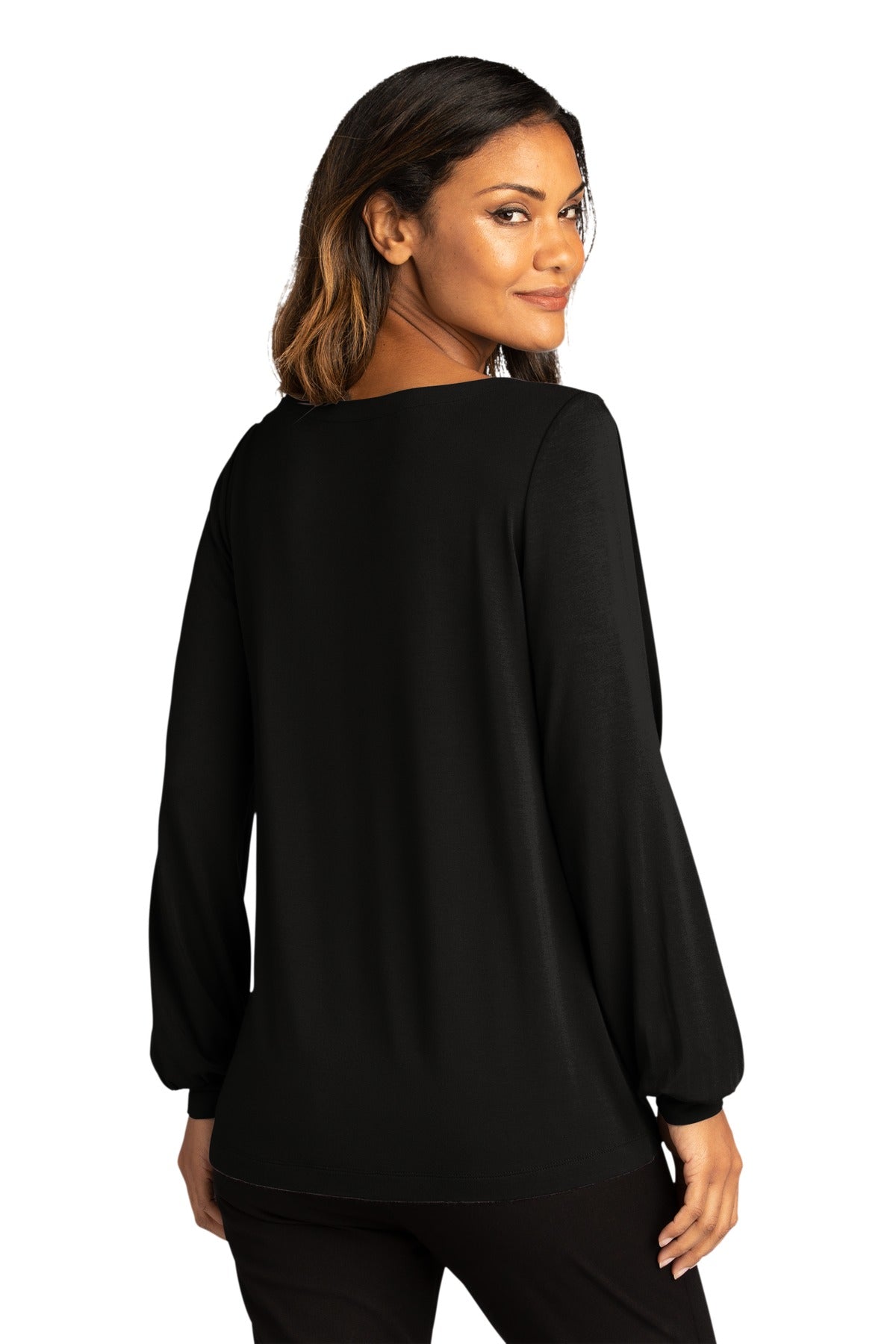 BGR - Port Authority Ladies Luxe Knit Jewel Neck Top. LK5600