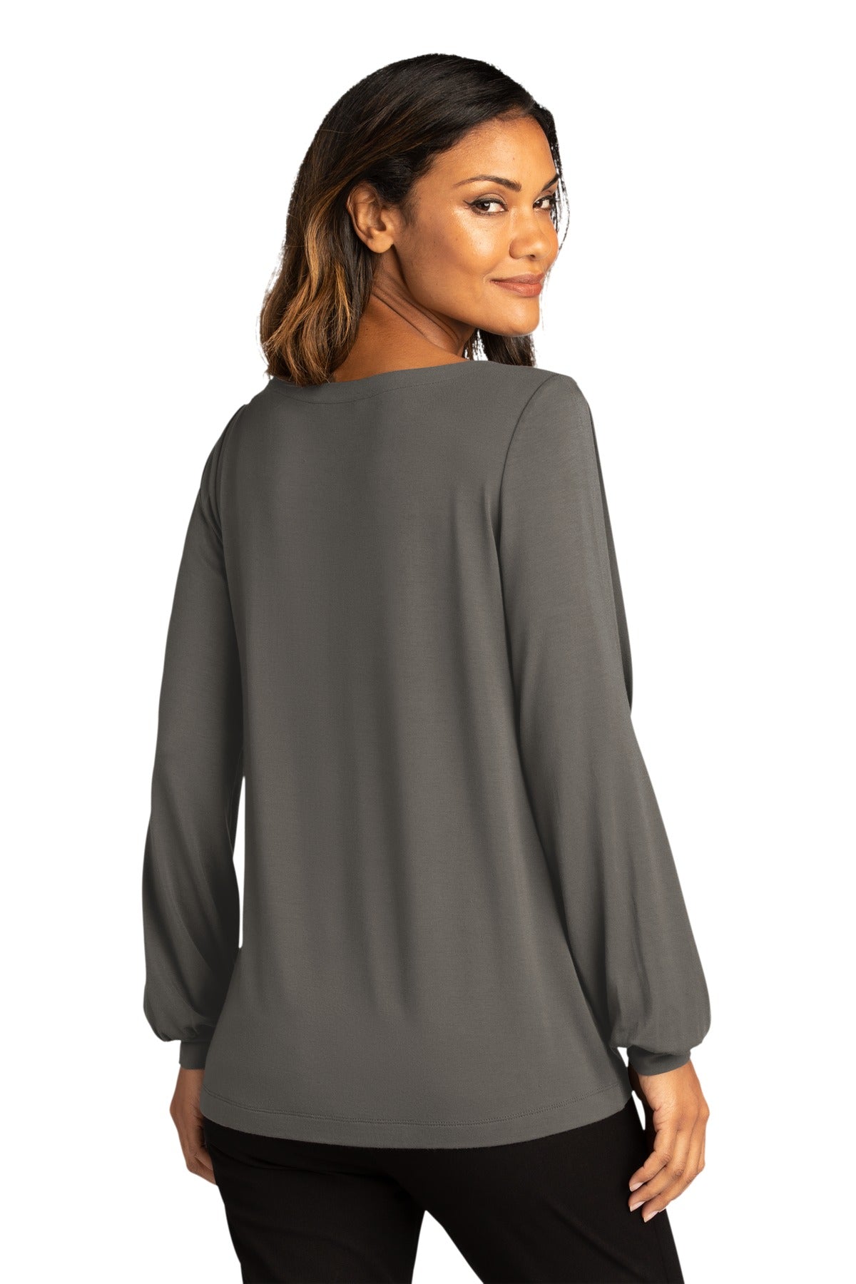 BGR - Port Authority Ladies Luxe Knit Jewel Neck Top. LK5600