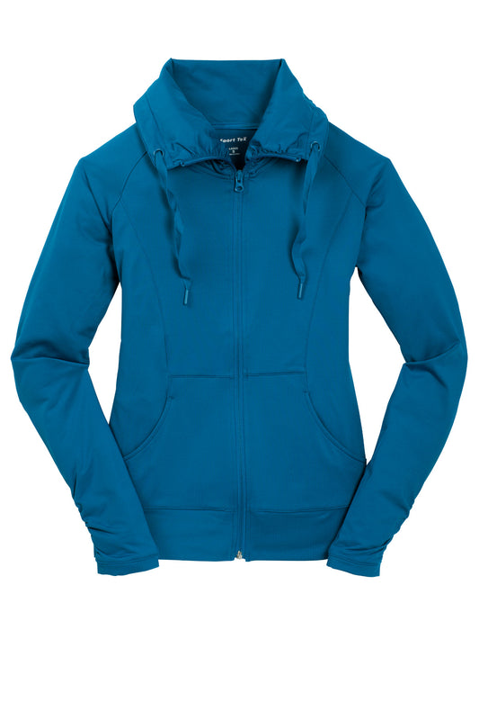 Sport-Tek® Ladies Sport-Wick® Stretch Full-Zip Jacket - SDofOhio