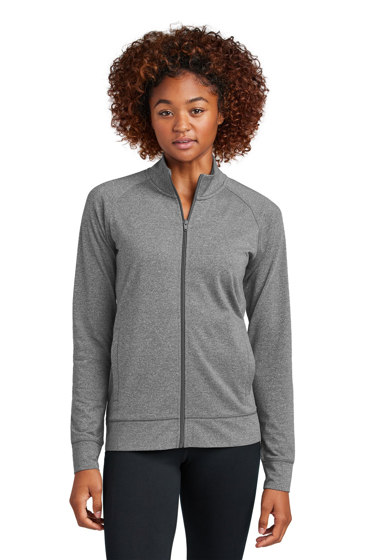 Sport-Tek Ladies Sport-Wick Stretch Full-Zip Cadet Jacket - KYEP