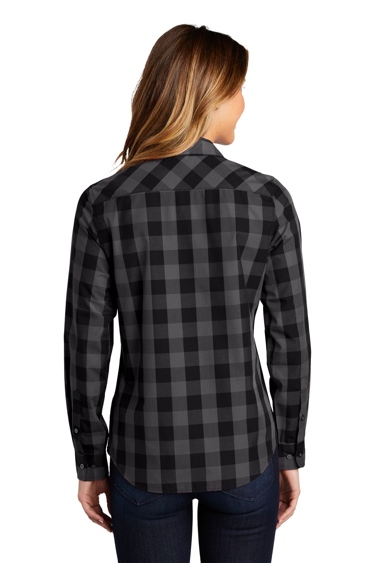 BGR - Port Authority Ladies Everyday Plaid Shirt. LW670