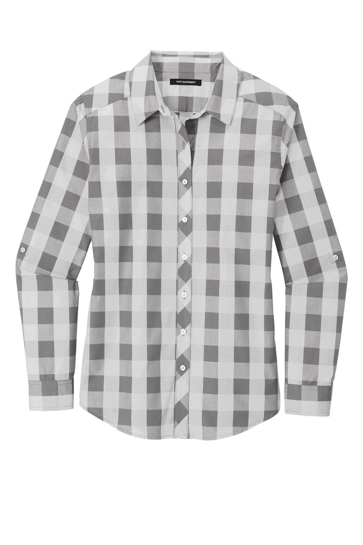 BGR - Port Authority Ladies Everyday Plaid Shirt. LW670