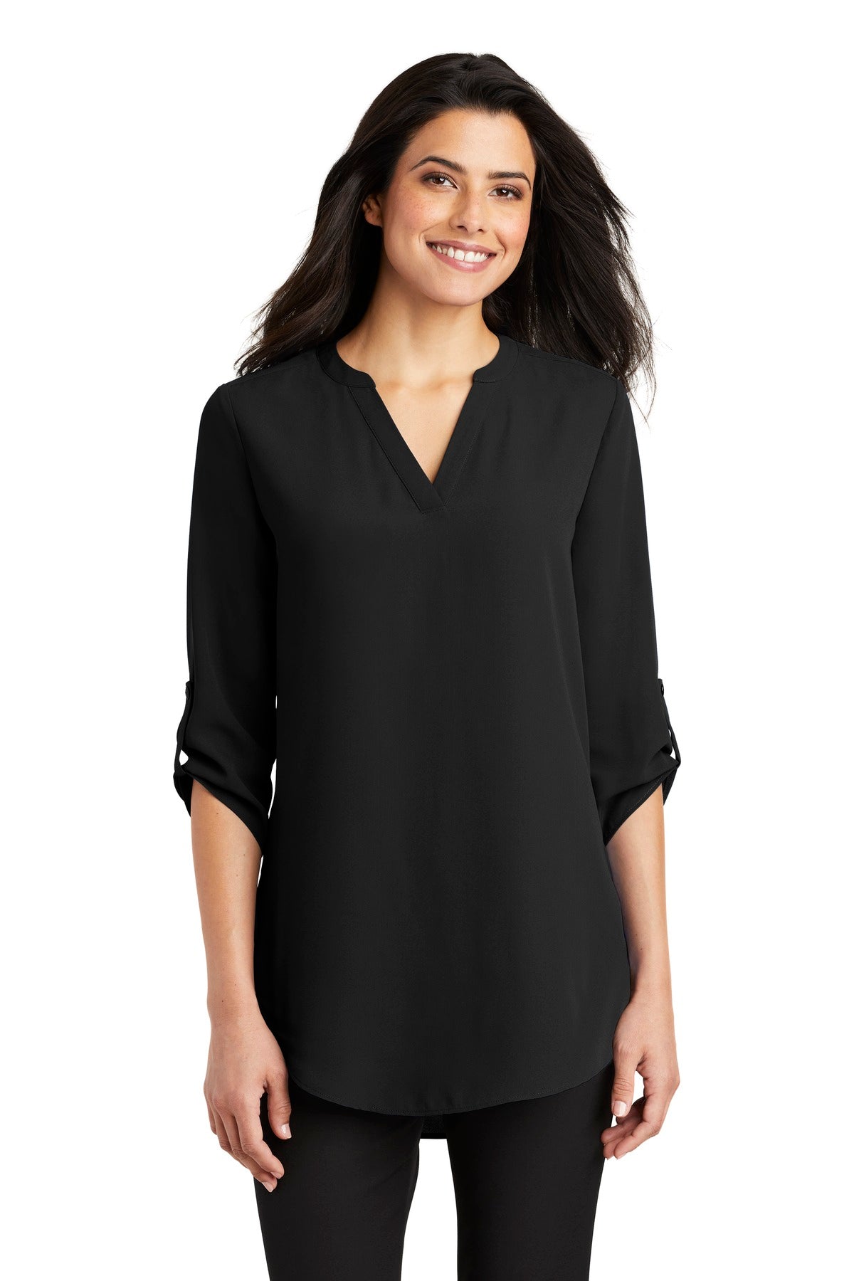 BGR - Port Authority Ladies 3/4-Sleeve Tunic Blouse. LW701