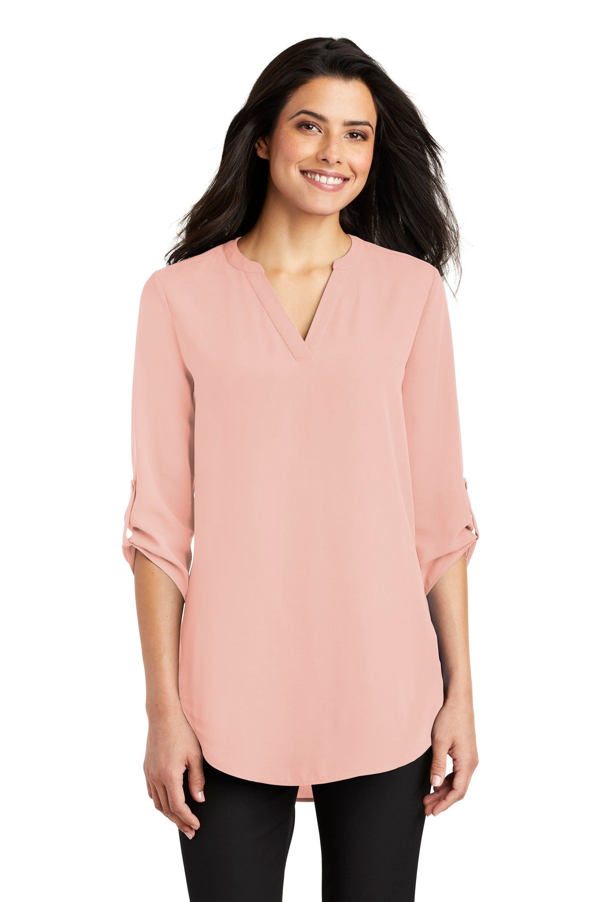 BGR - Port Authority Ladies 3/4-Sleeve Tunic Blouse. LW701