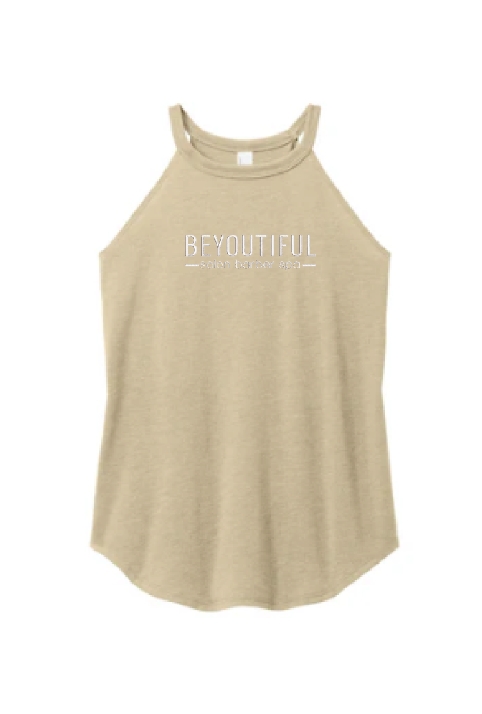 District Women's Perfect Tri Rocker Tank - BEYOUTIFUL - DT137L