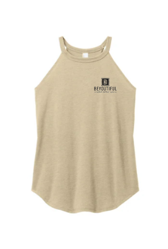 District Women's Perfect Tri Rocker Tank - BEYOUTIFUL - DT137L
