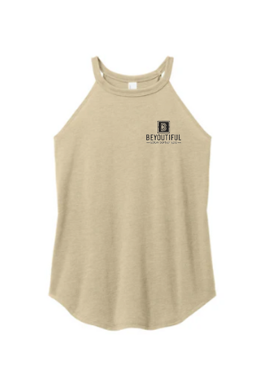 District Women's Perfect Tri Rocker Tank - BEYOUTIFUL - DT137L