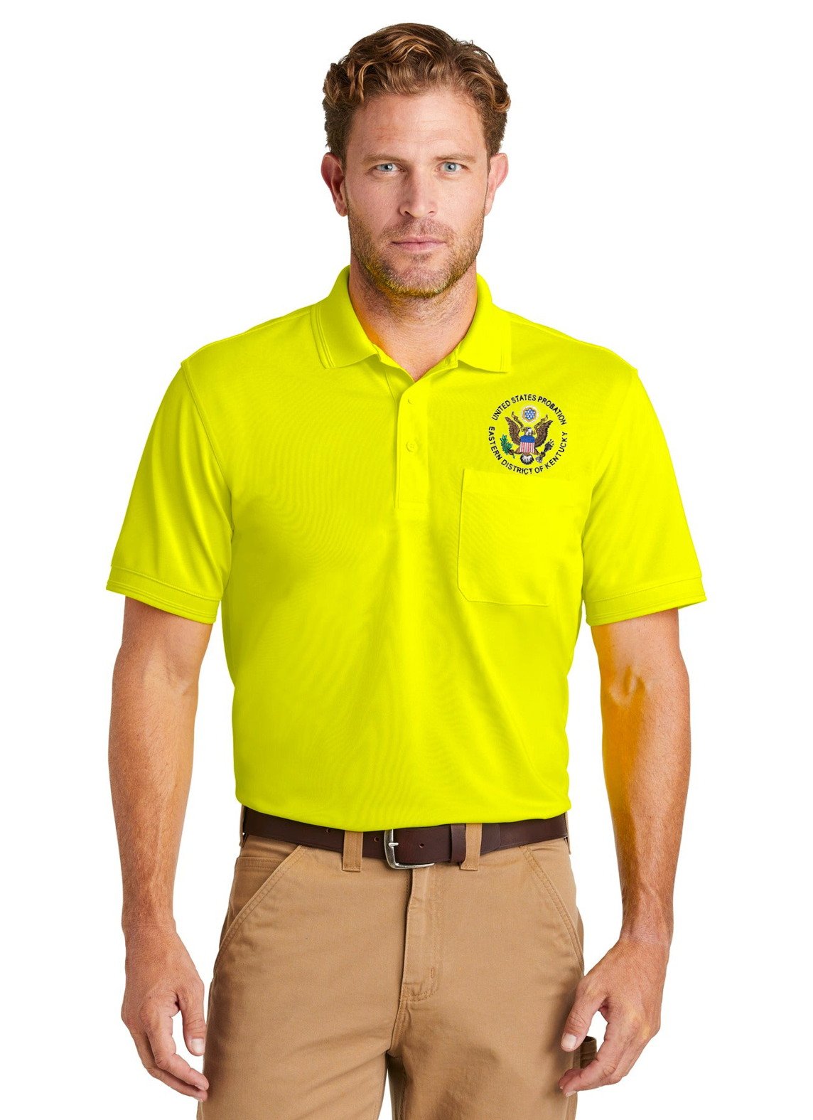 CornerStone Industrial Snag-Proof Pique Pocket Polo. - KYEP