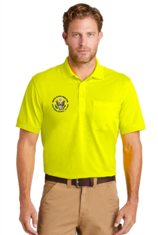 CornerStone  Industrial Snag-Proof Pique Pocket Polo.- SDofOhio