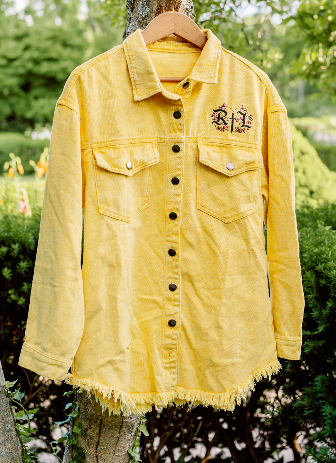 Embroidered Monogram Crest Jacket