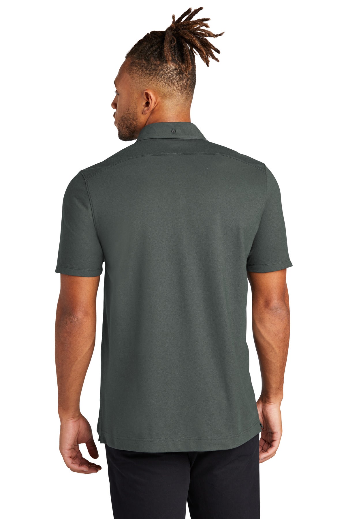 Mercer+Mettle Stretch Pique Full-Button Polo MM1006