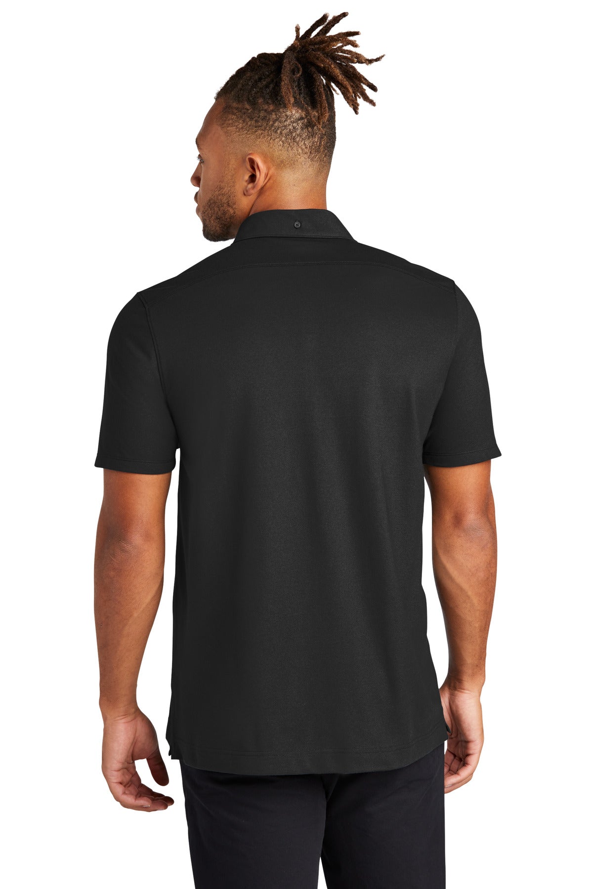 Mercer+Mettle Stretch Pique Full-Button Polo MM1006