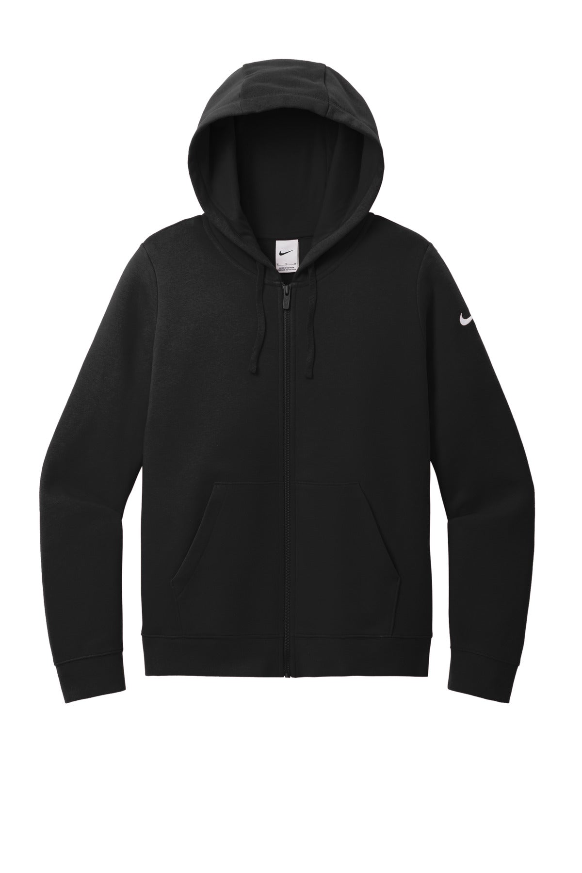 BGR - Nike Ladies Club Fleece Sleeve Swoosh Full-Zip Hoodie NKFD9890
