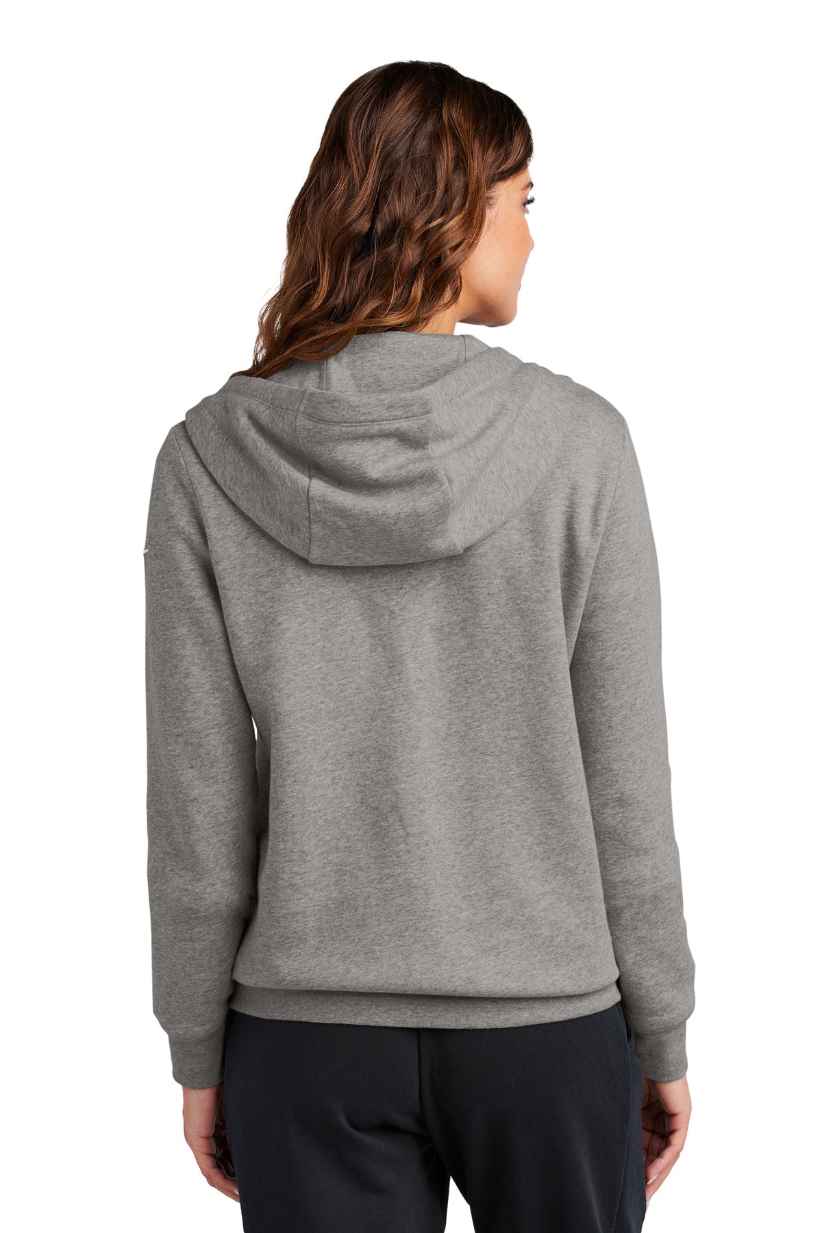 BGR - Nike Ladies Club Fleece Sleeve Swoosh Full-Zip Hoodie NKFD9890