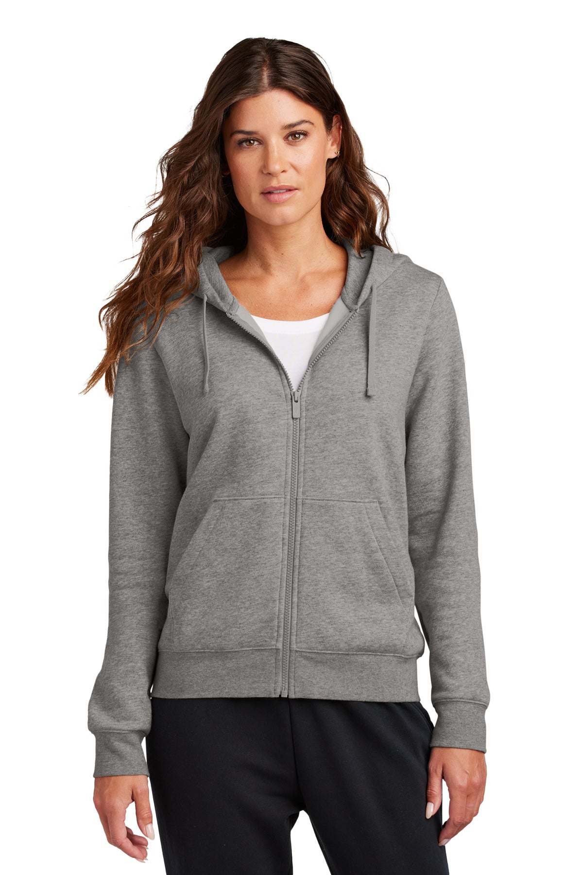 BGR - Nike Ladies Club Fleece Sleeve Swoosh Full-Zip Hoodie NKFD9890