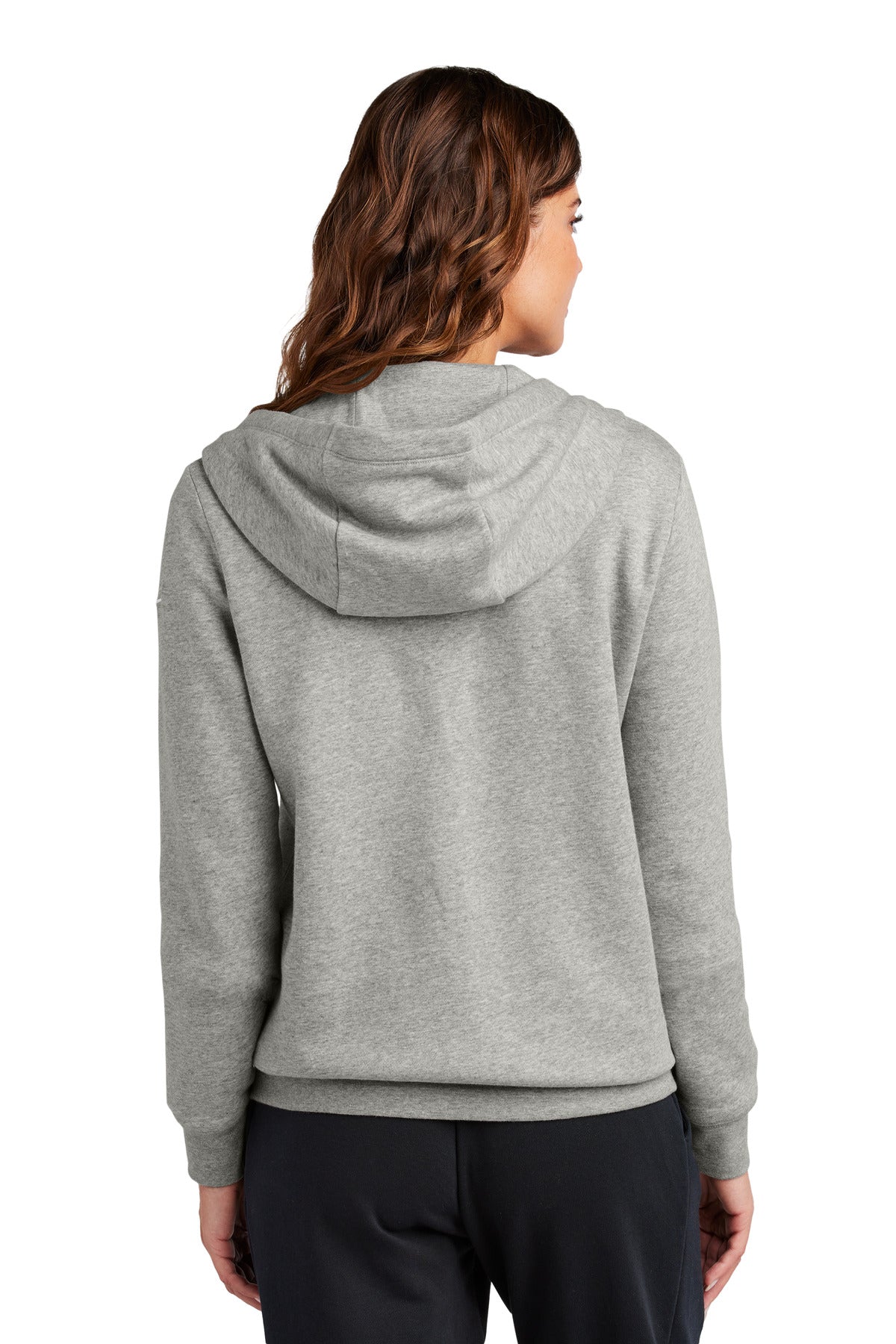 BGR - Nike Ladies Club Fleece Sleeve Swoosh Full-Zip Hoodie NKFD9890