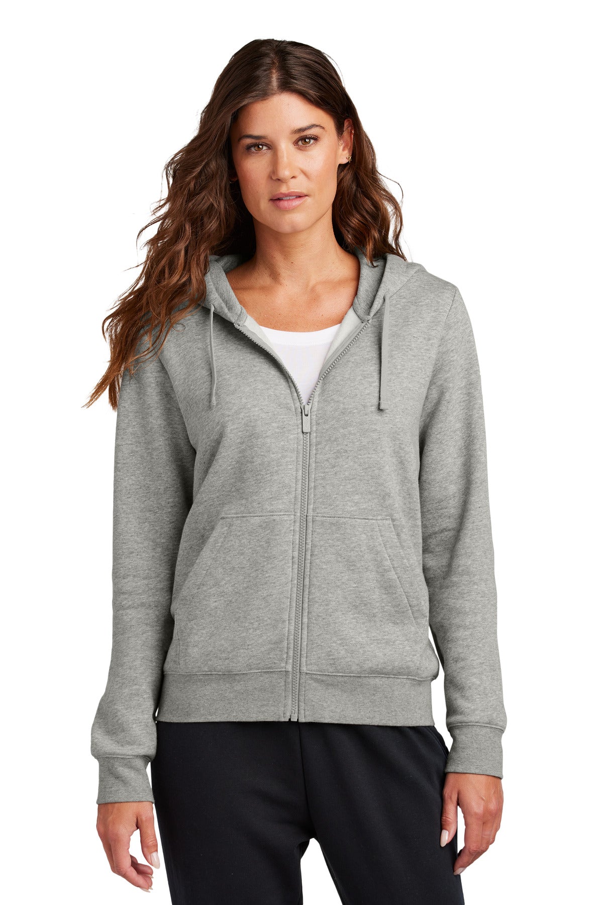 BGR - Nike Ladies Club Fleece Sleeve Swoosh Full-Zip Hoodie NKFD9890