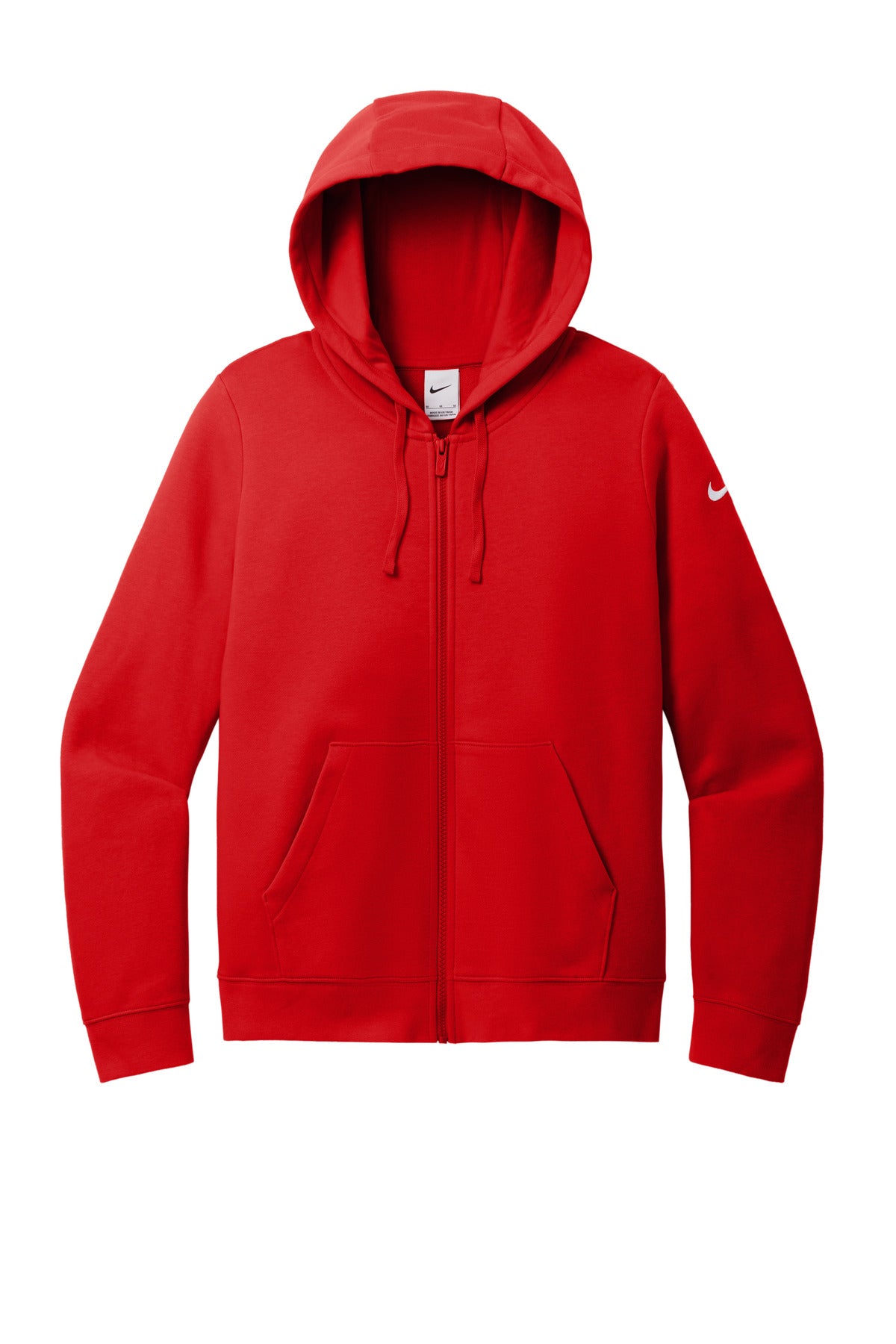 BGR - Nike Ladies Club Fleece Sleeve Swoosh Full-Zip Hoodie NKFD9890