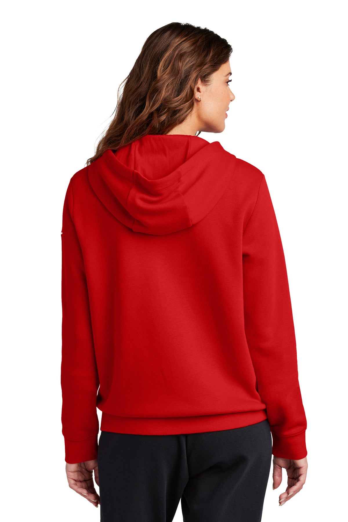 BGR - Nike Ladies Club Fleece Sleeve Swoosh Full-Zip Hoodie NKFD9890