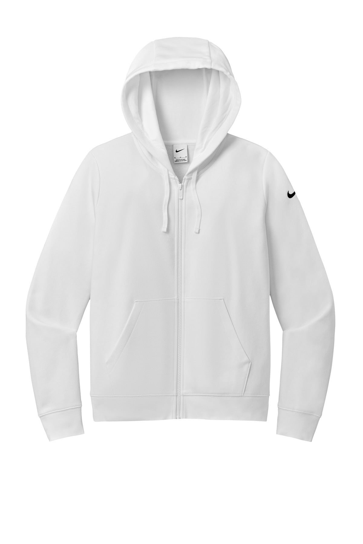 BGR - Nike Ladies Club Fleece Sleeve Swoosh Full-Zip Hoodie NKFD9890