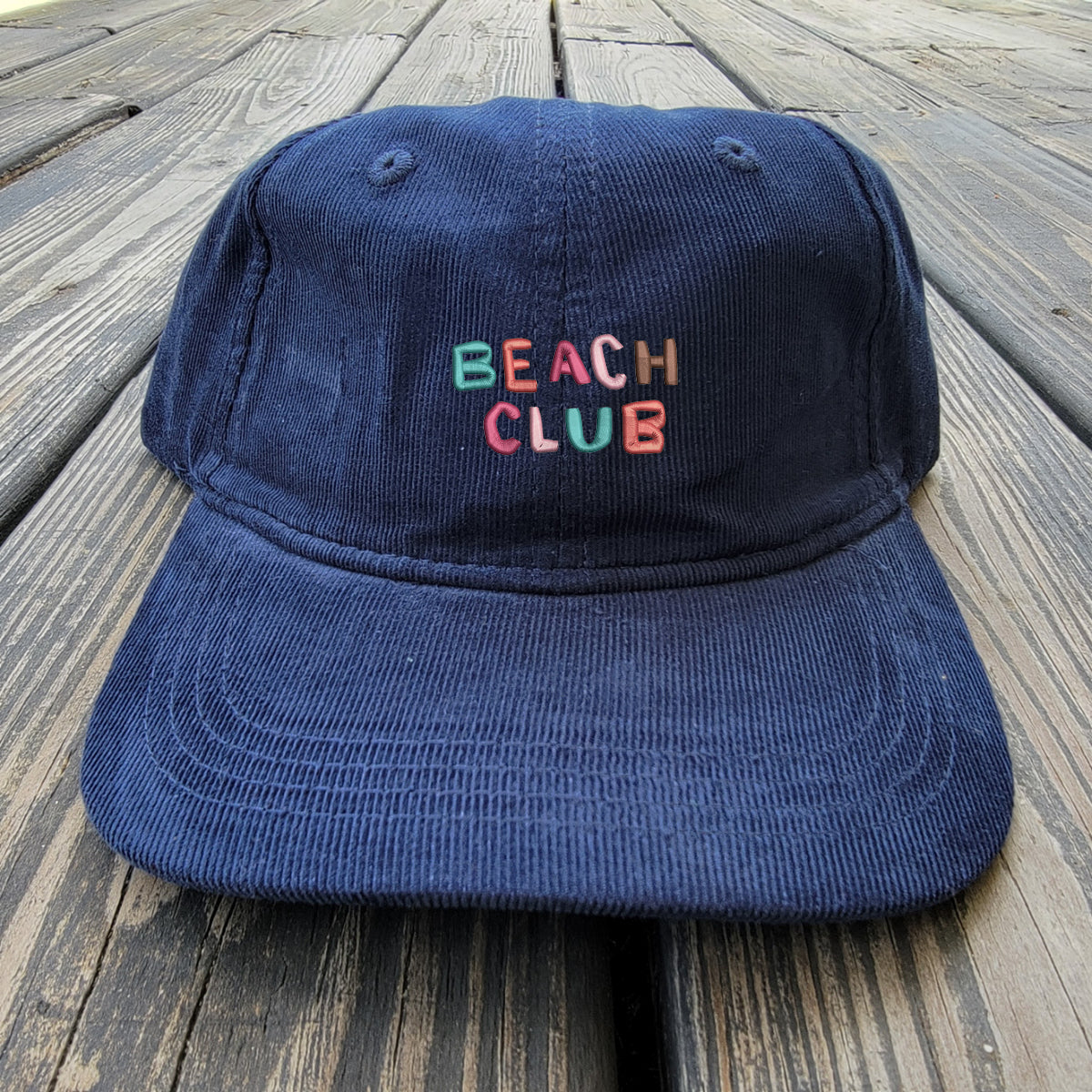 Beach Club - Light Corduroy Dad Cap - Watermelon Peach