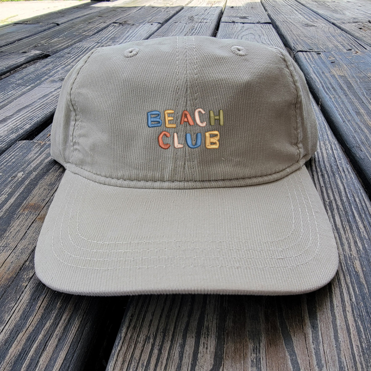 Beach Club - Light Corduroy Dad Cap - Tidal Trash