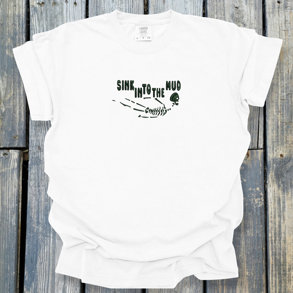 Sink In To The Mud - COMFORT COLORS Heavyweight Ring Spun Tee. 1717