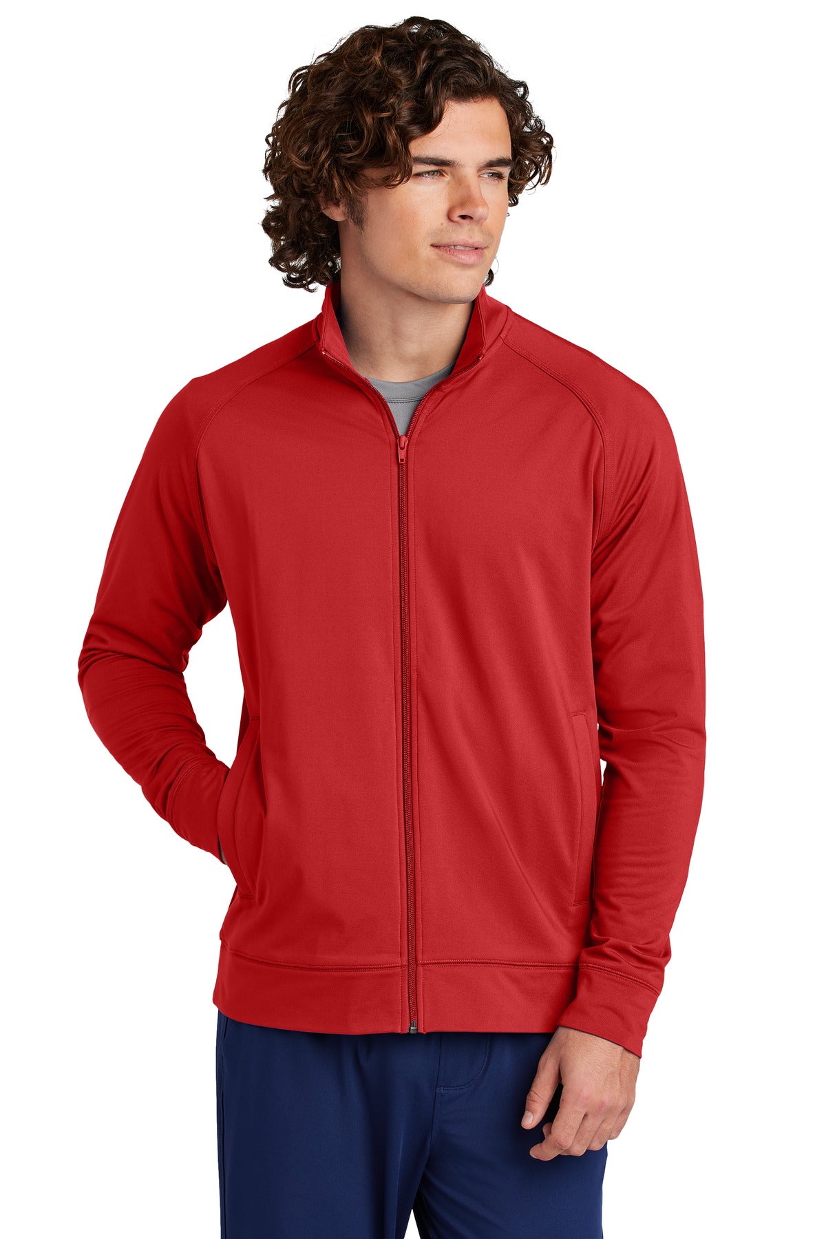Sport-Tek Sport-Wick Stretch Full-Zip Cadet Jacket - KYEP