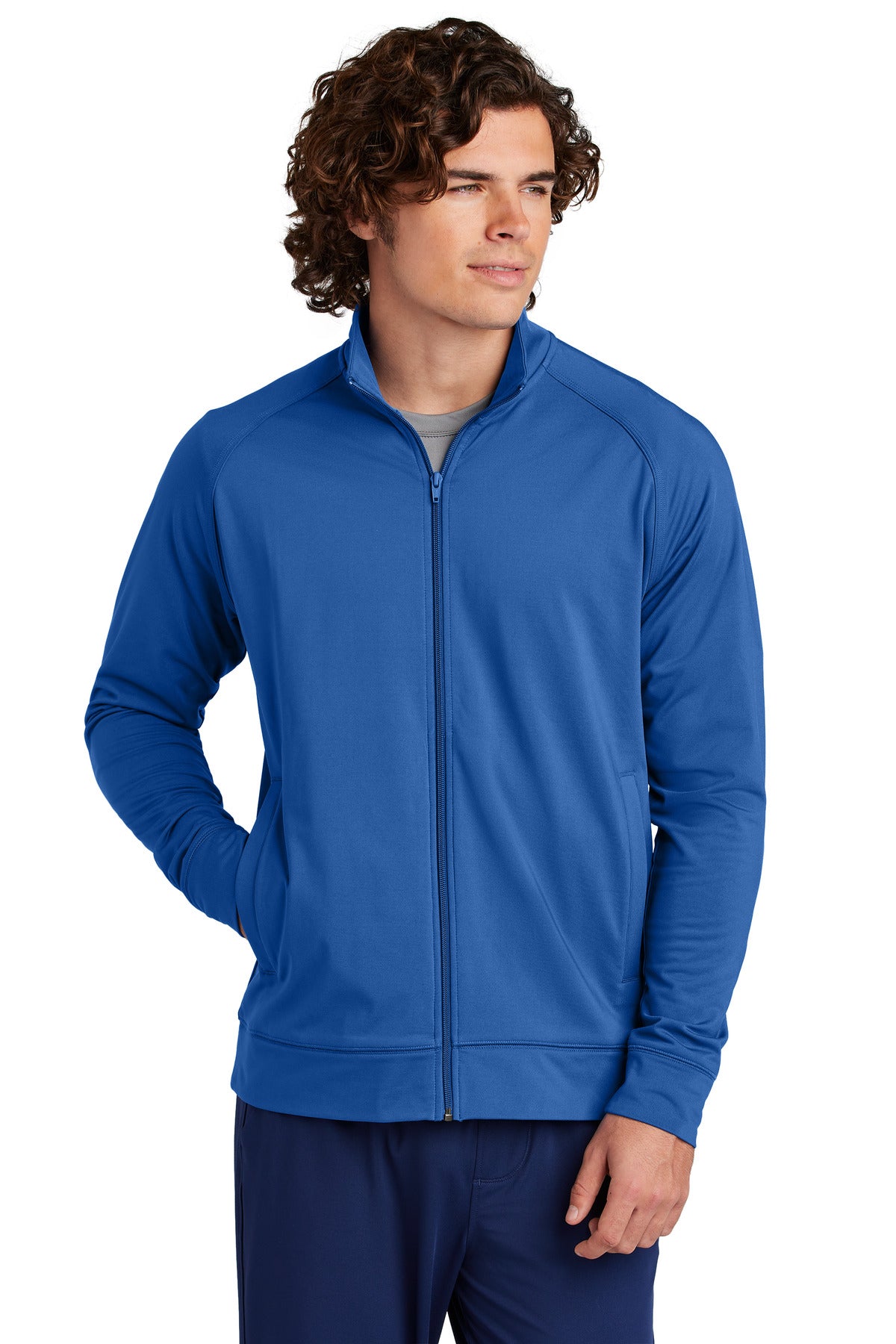 Sport-Tek Sport-Wick Stretch Full-Zip Cadet Jacket - KYEP
