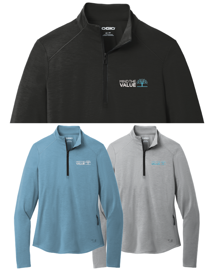 Mind The Value - OGIO Ladies Motion 1/4-Zip LOG153