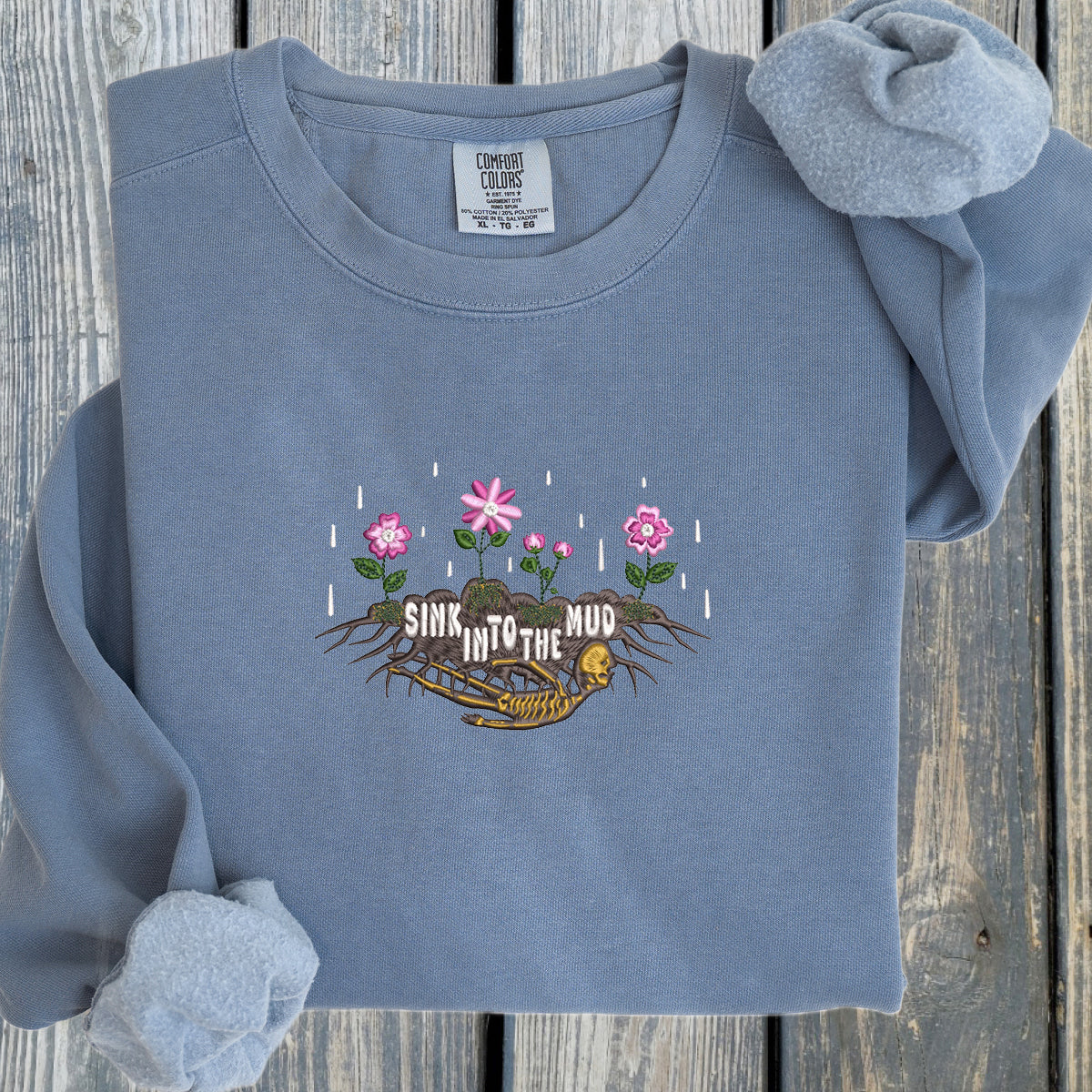 Sink In To The Mud - Comfort Colors ® Ring Spun Crewneck Sweatshirt