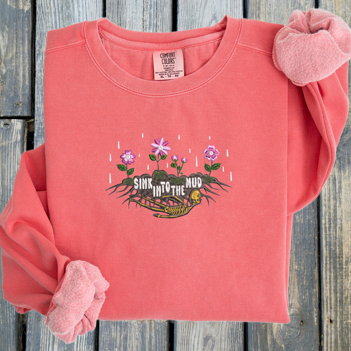 Sink In To The Mud - Comfort Colors ® Ring Spun Crewneck Sweatshirt