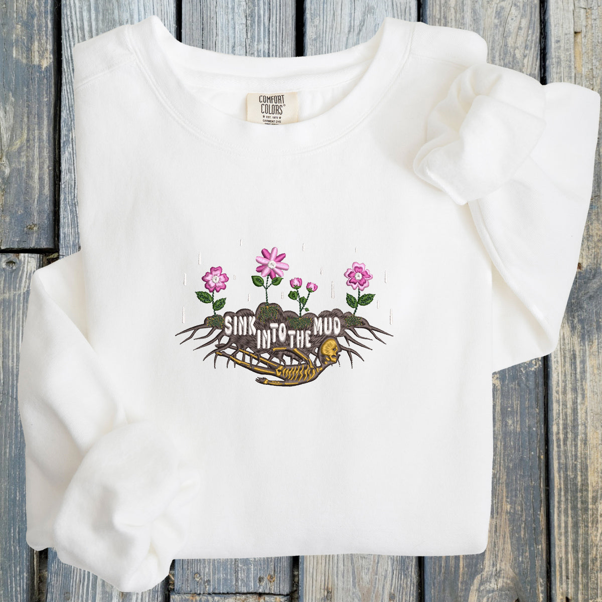 Sink In To The Mud - Comfort Colors ® Ring Spun Crewneck Sweatshirt