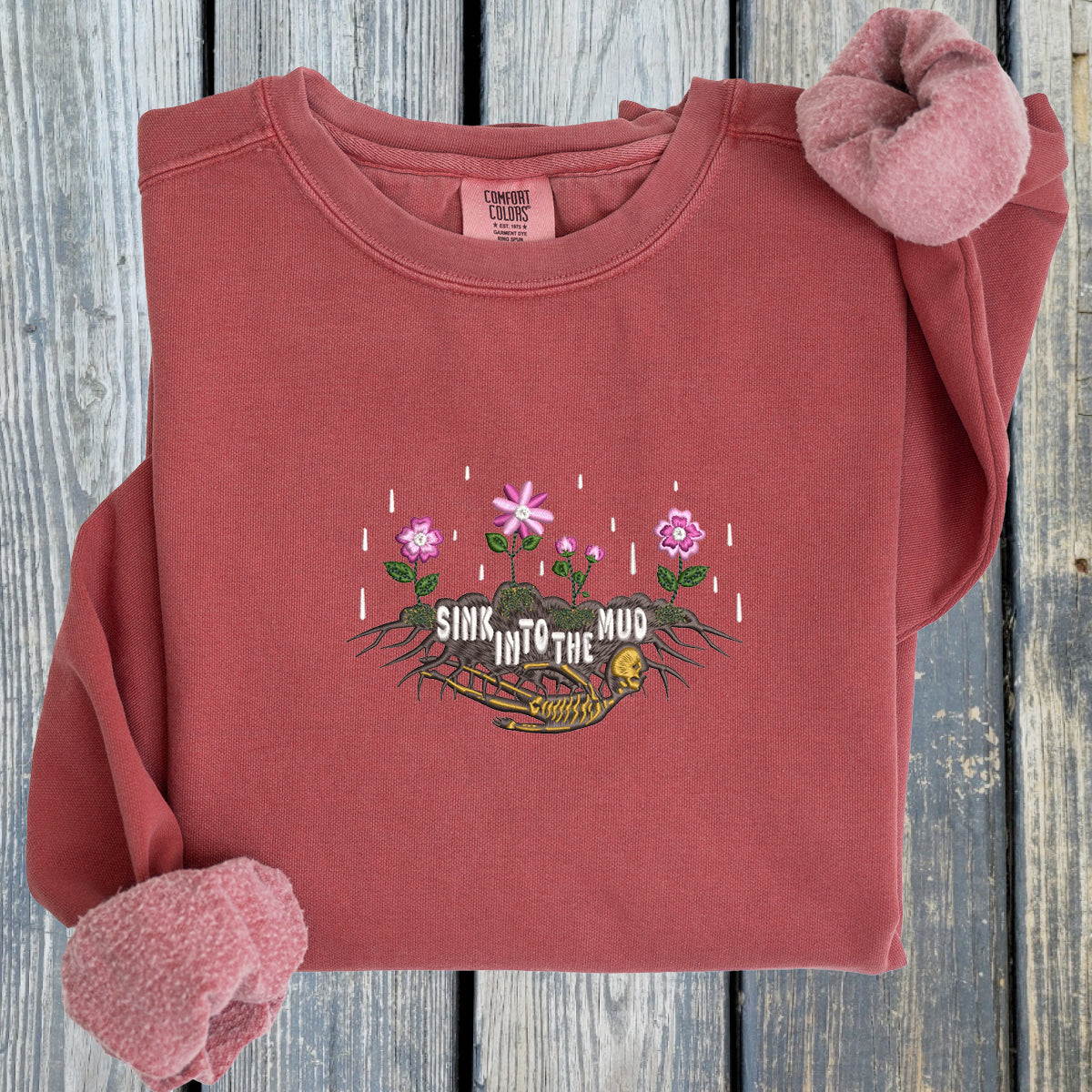 Sink In To The Mud - Comfort Colors ® Ring Spun Crewneck Sweatshirt